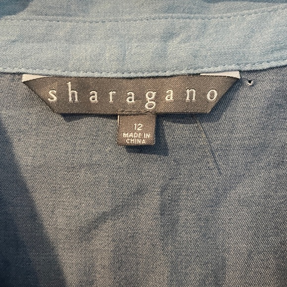 Sharagano Size 12 Button-Front Dress - Picture 3 of 15